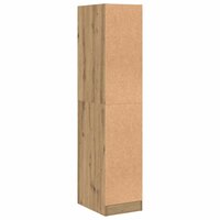 Apothekerskast Artisian Oak 30x41x144,5 cm bewerkt hout 7