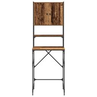 Wasmachinekast Oudhout 68 x 48,5 x 194 cm Bewerkt hout 6