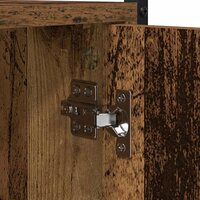Wasmachinekast Oudhout 68 x 48,5 x 194 cm Bewerkt hout 9