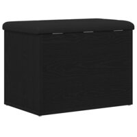 Opslagbank met opslag Zwart eiken 62 x 42 x 45 cm Bewerkt hout 8