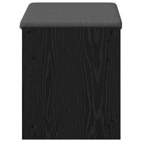 Halbank met kussen met plank Zwarte Eik 63 x 38 x 45 cm 6