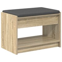 Halbank met kussen met plank Sonoma Eiken 63 x 38 x 45 cm 2