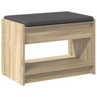 Halbank met kussen met plank Sonoma Eiken 63 x 38 x 45 cm 7