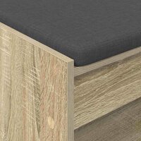 Halbank met kussen met plank Sonoma Eiken 63 x 38 x 45 cm 8