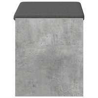 Halbank met kussen met plank Beton Grijs 63 x 38 x 45 cm 6