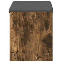 Halbank met kussen met plank Gerookte Eik 63 x 38 x 45 cm 6