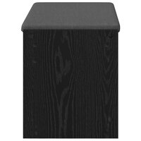 Halbank met kussen met plank Zwarte Eik 83 x 38 x 45 cm 6