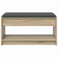 Halbank met kussen met plank Sonoma Eiken 83 x 38 x 45 cm 5