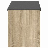 Halbank met kussen met plank Sonoma Eiken 83 x 38 x 45 cm 6