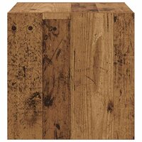Wandkast met plank Oudhout 37 x 37 x 37 cm Bewerkt hout 7