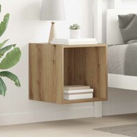 Wandkast met plank Artisan Eiken 37 x 37 x 37 cm Bewerkt hout 5