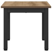 Salontafel Ambachtelijk eiken 40 x 40 x 36 cm Bewerkt hout 6