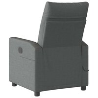 Massagestoel Donkergrijze Stof 5