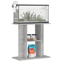 Aquariumstandaard Betongrijs 60x30x60 cm Bewerkt hout 3