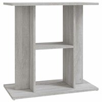 Aquariumstandaard Sonoma Grijs 60x30x60 cm Bewerkt Hout 2