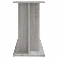 Aquariumstandaard Sonoma Grijs 80x35x60 cm Bewerkt Hout 5