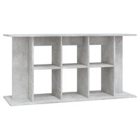 Aquariumstandaard Betongrijs 120x40x60 cm Bewerkt hout 2