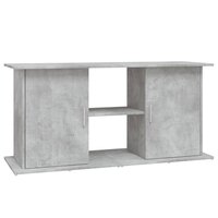 Aquariumstandaard Betongrijs 121x41x58 cm Bewerkt hout 2