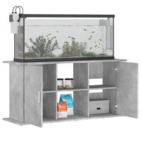 Aquariumstandaard Betongrijs 121x41x58 cm Bewerkt hout 4
