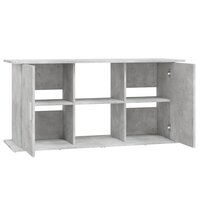 Aquariumstandaard Betongrijs 121x41x58 cm Bewerkt hout 6