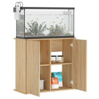 Aquariumstandaard Sonoma Eiken 81x36x73 cm Bewerkt Hout 4