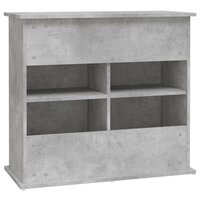Aquariumstandaard Betongrijs 81x36x73 cm Bewerkt hout 8