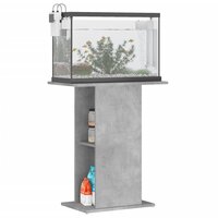 Aquariumstandaard betongrijs 60,5x36x72,5 cm bewerkt hout 3