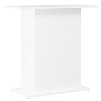 Aquariumstandaard Wit 75x36x72,5 cm Bewerkt Hout 2