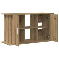 Aquariumstandaard Artisan Eikenhout 101x41x58 cm Bewerkt Hout 2