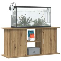 Aquariumstandaard Artisan Eikenhout 121x41x58 cm Bewerkt Hout 3