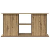 Aquariumstandaard Artisan Eikenhout 121x41x58 cm Bewerkt Hout 4