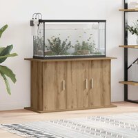 Aquariumstandaard Artisan Eikenhout 101x41x58 cm Bewerkt Hout 3