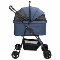 Opvouwbare Huisdierenwagen Blauw 81 x 47 x 99 cm Polyester 7