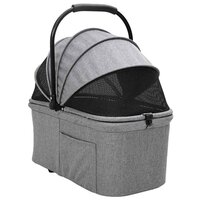 Opvouwbare Huisdierenwagen Grijs 81 x 47 x 99 cm Polyester 5