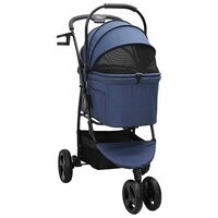 Opvouwbare Huisdierenwagen Blauw 78 x 54 x 101 cm Polyester 3