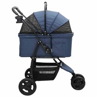 Opvouwbare Huisdierenwagen Blauw 78 x 54 x 101 cm Polyester 8