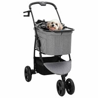 Opvouwbare Huisdierenwagen Grijs 78 x 54 x 101 cm Polyester 2