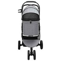 Opvouwbare Huisdierenwagen Grijs 78 x 54 x 101 cm Polyester 7