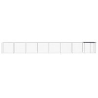 Kippenhok met dak 803x98x90 cm gegalvaniseerd staal antraciet 3