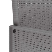 Tuinstoel 2 pcs Lichtgrijs 53 x 49 x 85 cm Polypropyleen 9
