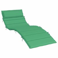 Ligbedkussen 180x60x4 cm oxford stof groen 2