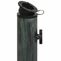 Parasolvoet 44x44x31 cm gietijzer groen 6