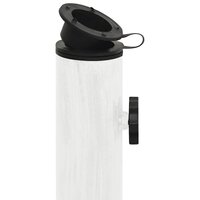 Parasolvoet 44x44x31 cm gietijzer wit 8