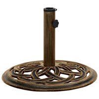 Parasolvoet 44x44x31 cm gietijzer bronskleurig 4