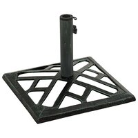 Parasolvoet 44x44x31 cm gietijzer groen 5