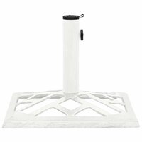 Parasolvoet 44x44x31 cm gietijzer wit 4