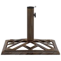 Parasolvoet 44x44x31 cm gietijzer bronskleurig 4
