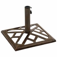 Parasolvoet 44x44x31 cm gietijzer bronskleurig 5