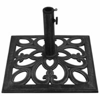 Parasolvoet 47x47x33 cm gietijzer zwart 6