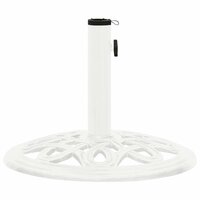 Parasolvoet 40x40x32 cm gietijzer wit 4